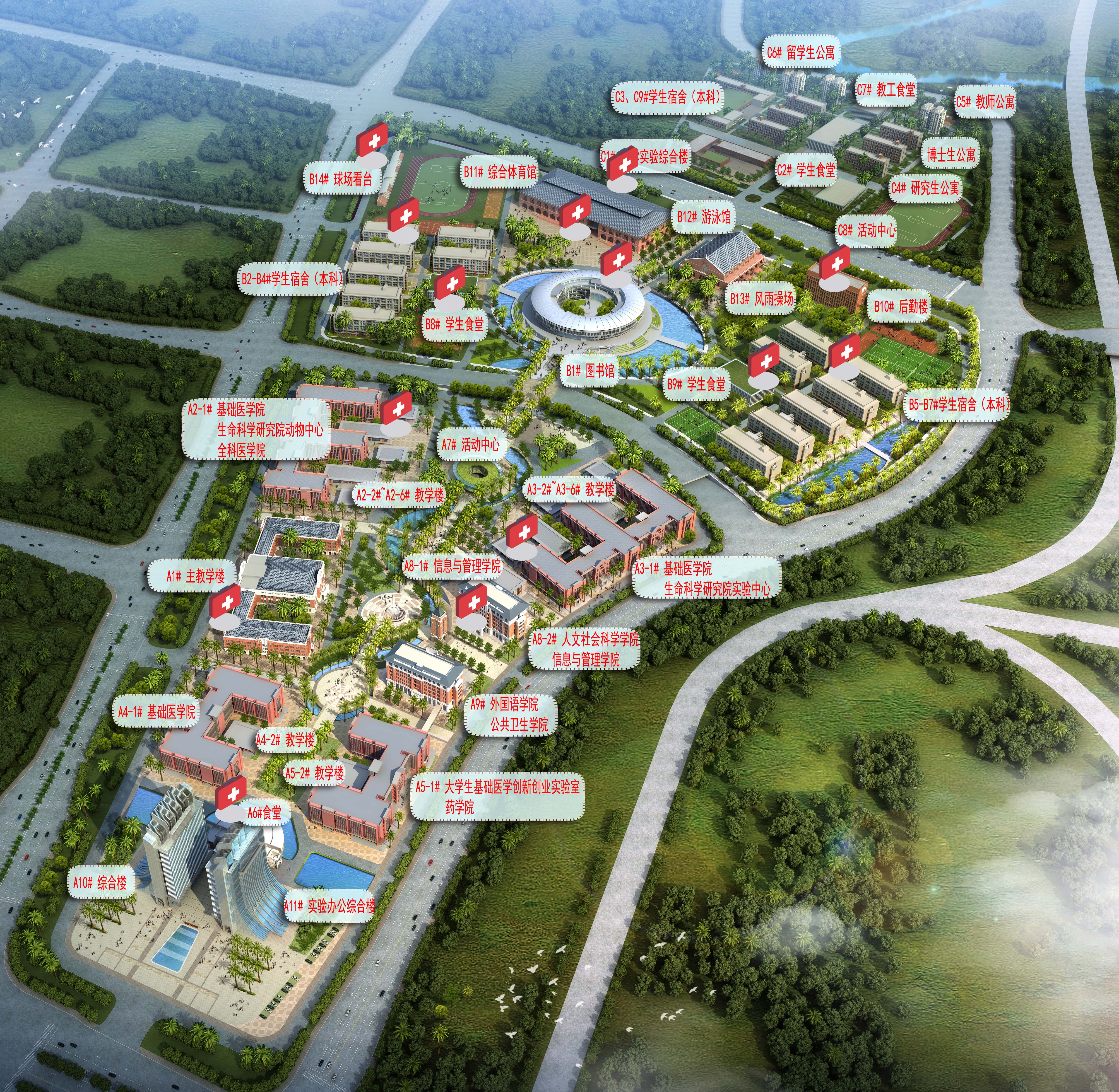 广西医科大学校园地图